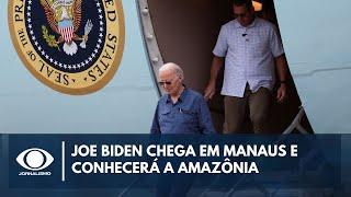 Joe Biden chega em Manaus e conhecerá a Amazônia