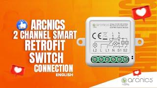 Arcnics 2 Node Smart Switch Installation | #homeautomation #arcnics #smartswitch