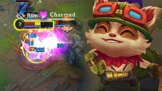 Wild Rift Teemo Destroying Ahri in Mid Lane!