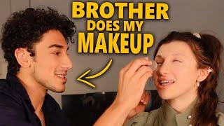 MY BROTHER DOES MY MAKEUP ft. @RebalD again...