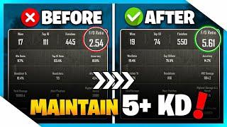 HOW TO INCREASE KD RATIO IN LATE 2024? PUBG MOBILE TIPS AND TRICKS