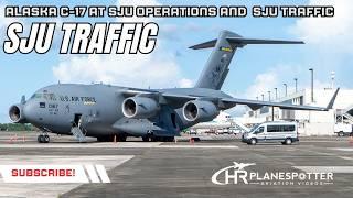 15 Minutes of Non-Stop Action: Alaska C-17 Globemaster Dominates Puerto Rico Skies at SJU Airport!"