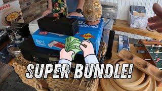 Crazy BUNDLE auf dem Flohmarkt / Reselling Tour / Doku 