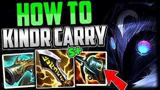 How to Kindred & Carry for Beginners (Best Build/Runes) - Season 14 League of Legends