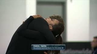 Madison Chock and Evan Bates - US Nationals 2024. Backstage RD.