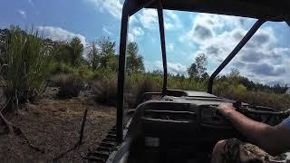 ARGO!! Smashing Trees & Getting Stuck In The Drained Beaver Pond!!  [HUGE LetsDig18 Pond Project]