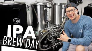 IPA Brew Day on a Ss brewtech electric brewhouse