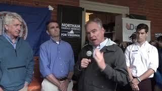 Tim Kaine and Virginia Democrats Visit UVA