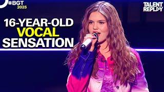 Judges Can’t Believe 16-Year-Old Maya Giotea’s Voice | BGT 2025