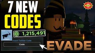 NEW *ALL* WORKING CODES FOR EVADE CODES AUGUST 2024 - EVADE  ROBLOX CODES}