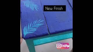 Wood Story 1 #repainted #furniture #wood #art #color #restyle #redesign #upcycle #diy #chalkpaint