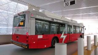 SF Muni 2022 BYD K9MD #5005 Departs the Salesforce Transit Center