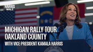 Michigan Rally Tour with VP Kamala Harris | Stop 3: Oakland County