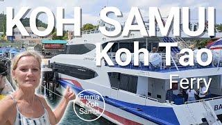 How to get from Koh Samui to Koh Tao Lompraya Ferry