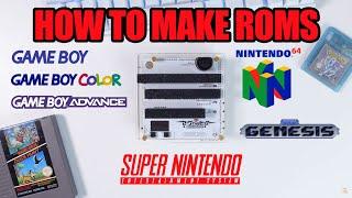 How To Make Roms // Back Up Retro Games and Saves * Tutorial *