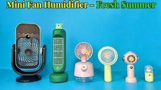 Mini Fan Humidifier - Air Conditioner WaterSpray Fashion Fan | Unboxing And Review