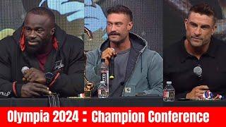 Champion Press Conference Mr Olympia 2024 | Samson Dauda + CBUM + Ryan Terry + Keone Pearson...