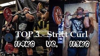TOP 3 (Official ) Strict Curl and New World Record