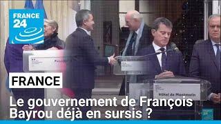 Le gouvernement de François Bayrou déjà en sursis ? • FRANCE 24