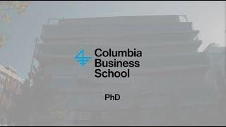 Columbia Business School – PhD Program