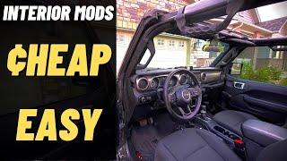 MUST have JEEP INTERIOR MODS 5 upgrades to improve the functionality of your Jeep JL/JT Gladiator