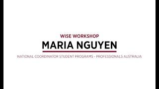 WiSE Workshop with Professionals Australia