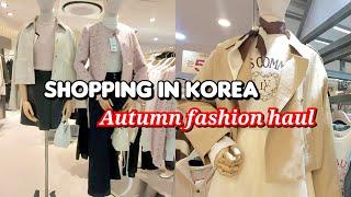 GOTOMALL Autumn korean fashion & korean accessories haul  shopping in korea  vlog