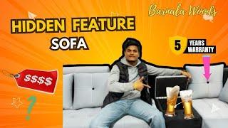 Hidden Feature ਵਾਲਾ ਸੋਫਾ । Premiem Quality Sofa । Lowest Price Furniture