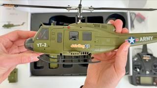Yu Xiang F07-V UH-1 Huey | 3D Version | Unboxing & Maiden Flights | Stirlingkit