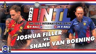 10-Ball - JOSHUA FILLER vs SHANE VAN BOENING - 2023 International Bigfoot Challenge Finals