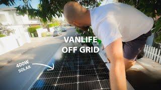 Solar Is Easier Than You Think!     ||    Mercedes Sprinter Van Conversion Ep 2
