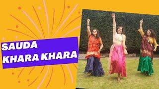 Easy wedding dance on bollywood song | Sauda khara khara | TishaTashi | Navratri special