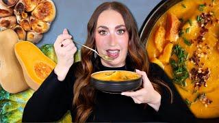 Creamy Roasted Garlic Butternut Squash Soup Recipe | Butternut Squash Soup