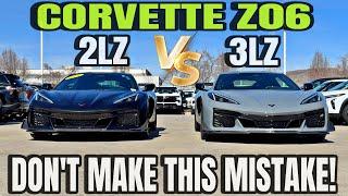 2025 Corvette Z06 2LZ VS 3LZ: The Biggest MISTAKE Z06 Owners Will Make Ordering Their C8!