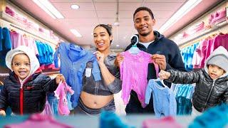 SHINE AND SAVIOUR PICK OUT THEIR BABY SIBLINGS FIRST OUTFITS! *so cute*