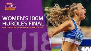 HISTORY for Slovakia!  Women's 100m hurdles final | Banska Bystrica 2024