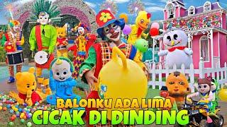 NEW ‼️ LIRIK LAGU CICAK DI DINDING SPECIAL ONDEL ONDEL DAN BADUT LUCU JOGET LAGU BALONKU ADA LIMA 🩷