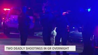 2 deadly shootings in Grand Rapids overnight