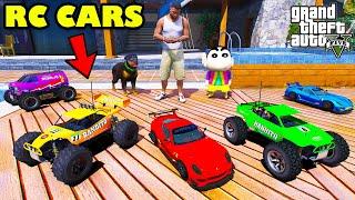 Franklin Gifting New RC Supercars To Shinchan And Chop In GTA 5