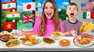 Eating Most POPULAR Foods from AROUND the WORLD! 