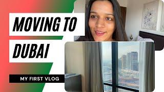 My First Vlog| Staying in Dubai AirBNB| Moving to a New Apartment