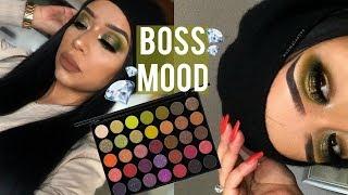 MAKEUP MONDAY | OLIVE GREEN MAKEUP LOOK |  morphe boss mood