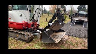 Skidsteer Bucket for Mini Excavator | Excavator Attachment | My Blade Buddy