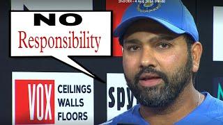 angry Rohit Sharma's Interview in Post Match Presentation After India Lost Match today vs Srilanka