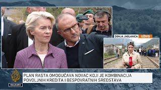 Von der Leyen posjetila poplavama uništenu Donju Jablanicu