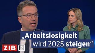 AMS-Chef: Arbeitslosigkeit wird weiter steigen | ZIB2 vom 02.01.2025