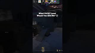 Be Honest… What FACEIT Level Do I Look Like? #cs2 #legit #cheating #shorts #viralshorts #cs #faceit