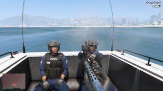 GTA V [R.D.E. 4.0.4 Expanded & Enhanced] -  U.S. Coast Guard Rampage + 10 Star Escape