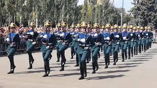 Performance of the honor guard company of the Russian armed forces at VDNH