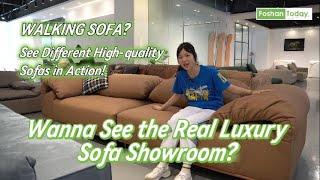 The FUTURE of Sofas is Here! Foshan Factory Tour Reveals Luxury & Smart Furniture Trends